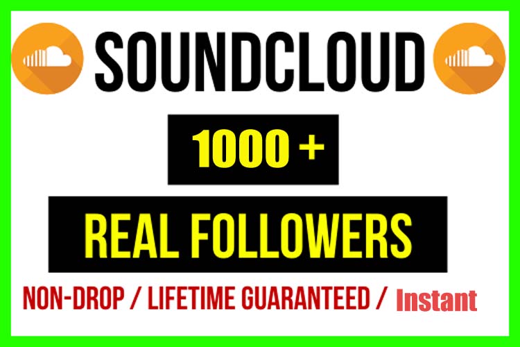 8727Top Quality 100K SoundCloud Plays, 1000 Like