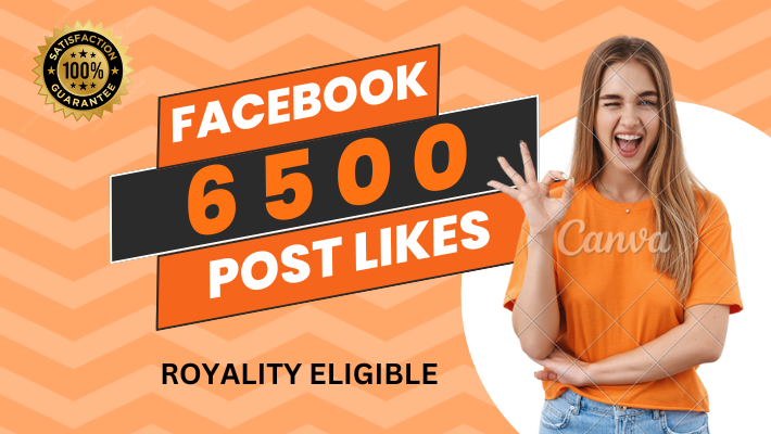 10687I will provide you 5500 FACEBOOK post likes .