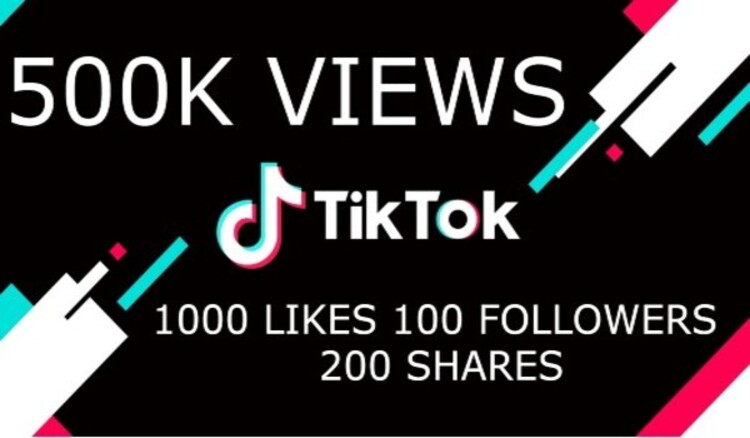 103691 MILLIONS+ TikTok Views with 1000 likes & 1000 Share Non-Drop High Retention