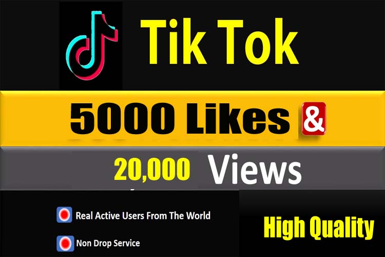 6020TIKTOK 1M plus views INSTANT OR 5000 likes instant