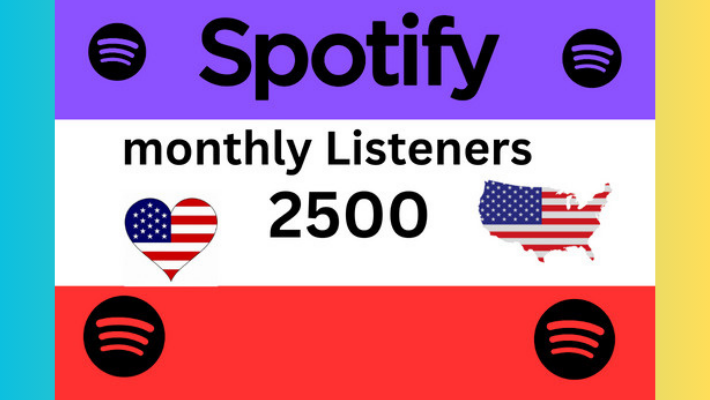 12697Spotify 3000 monthly listeners Real and Active Users, Guaranteed