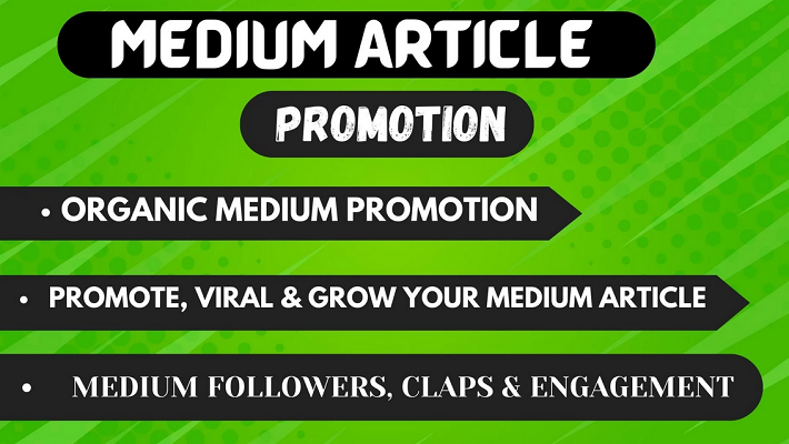 10927Give you 100+ Medium organic and permanent followers To your Medium profile