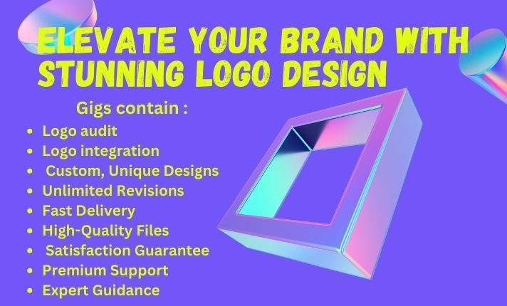 22604I will design a modern and professional geometric logo for your brand.