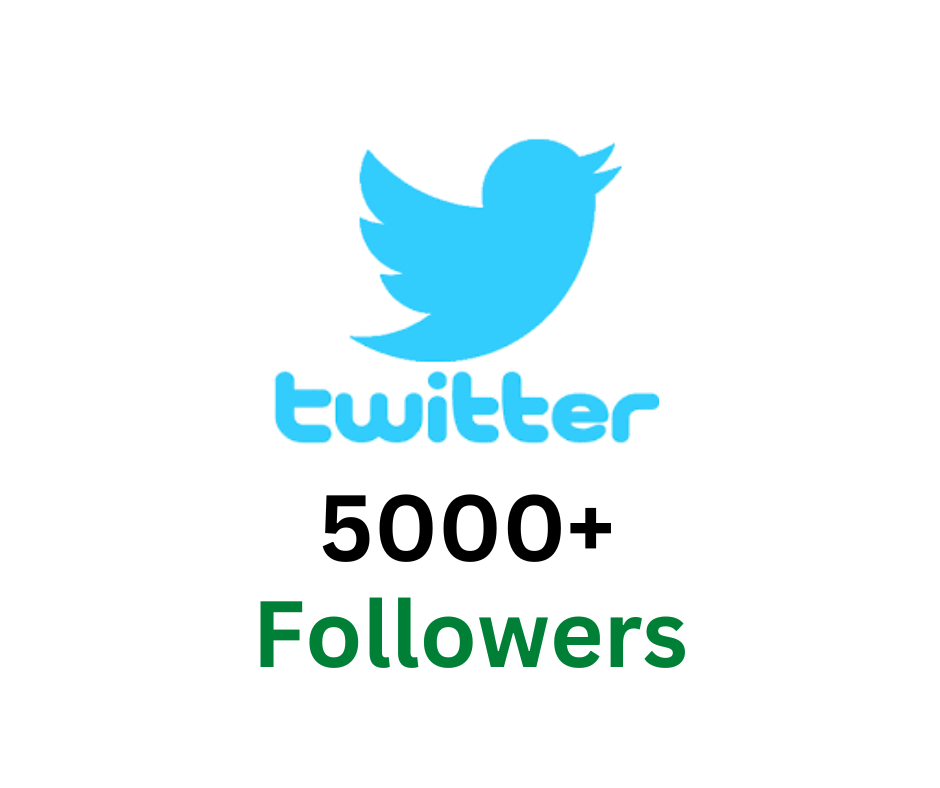 33073Get Real 5000+ Twitter Followers Life Time Guaranteed