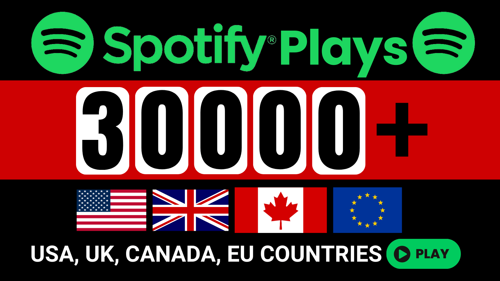 34950Get 7000+ USA Spotify Organic Plays Permanent and Guaranteed