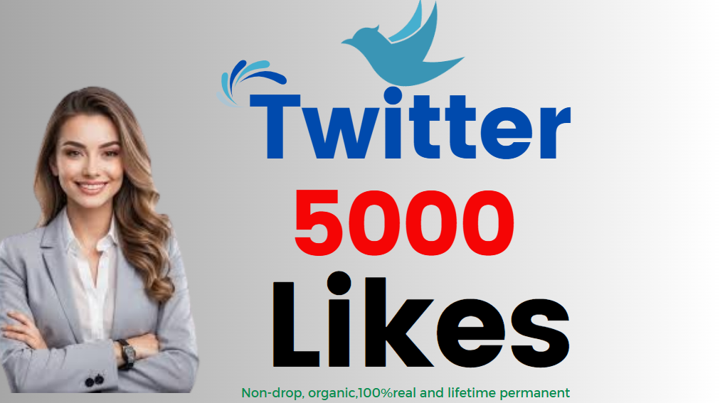 38683Get 1000 Twitter Organic Likes. Non-Drop and lifetime permanent