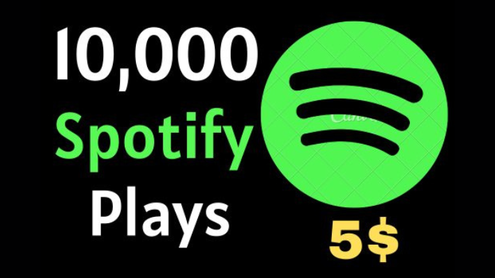 11743Provide 10,000 to 11,000 Spotify USA Plays, high quality, royalties eligible, active user, non-drop, and lifetime guaranteed