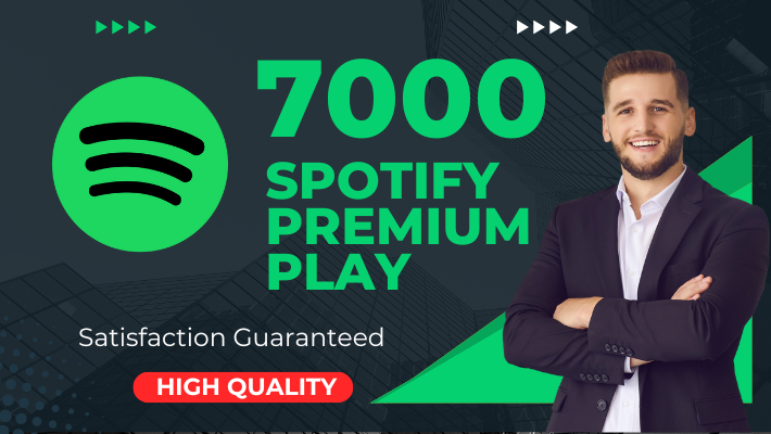 8529Get 14000 Spotify  High-Quality Premium  Plays With 1000 Followers bonus , Non-drop and Permanent .