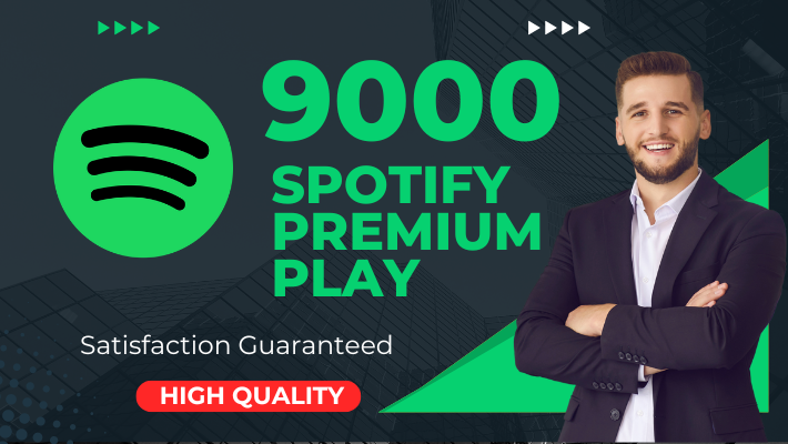 8535Get 4000 Spotify  High-Quality Premium  Plays With 1000 Followers bonus , Non-drop and