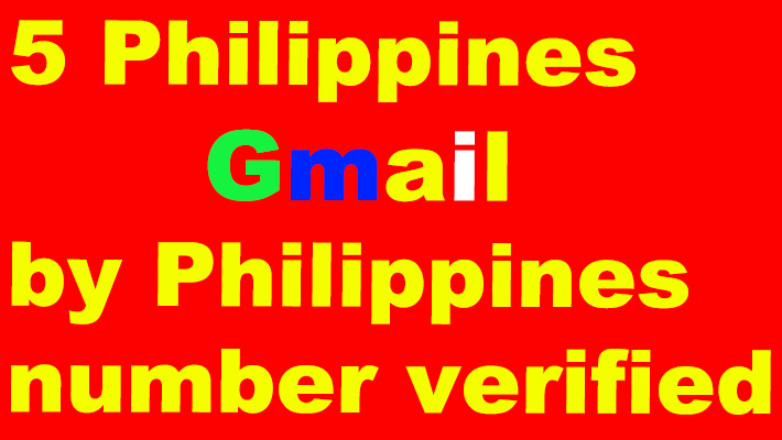 6397I give you 10 Thailand Gmail by Thailand number verified. Safe account.