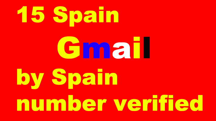 7054I give you 15 Poland Gmail by Poland number verified.Safe account.