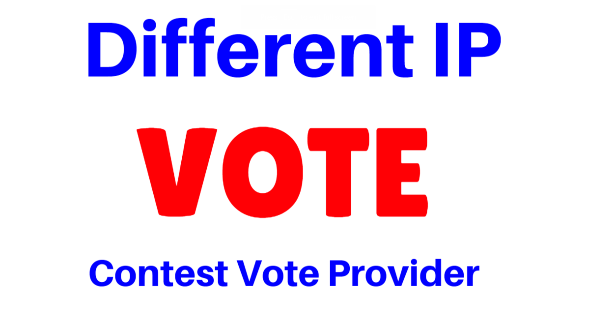 7850I'll Provide 1000 Different IP Votes Towards On Your Online Voting Contest