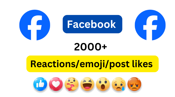 23915You will get 1000 Facebook Post-Like Reactions Organic Like And Reactions