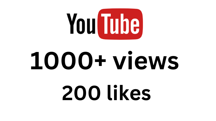 54495You Will Get 4000+ YouTube Video Views Good And 1000+ Like Non Drop / LifeTime Guaranteed