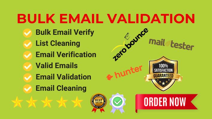 44154I will provide bulk email verification email list cleaning and email validation