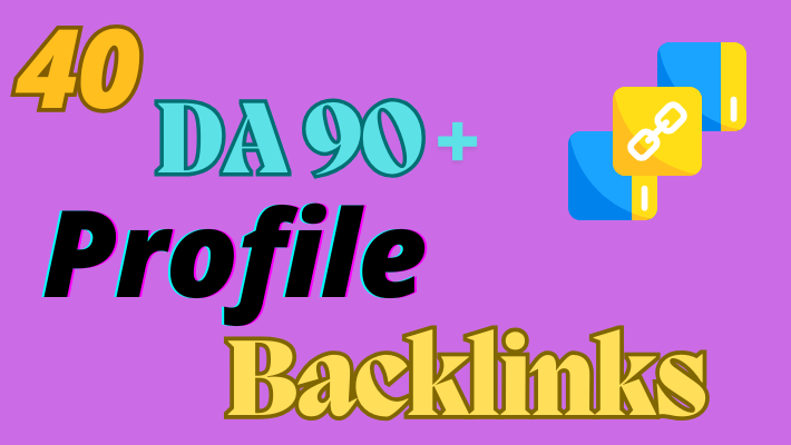 46828High Authority 40 da 80+ SEO profile backlink service