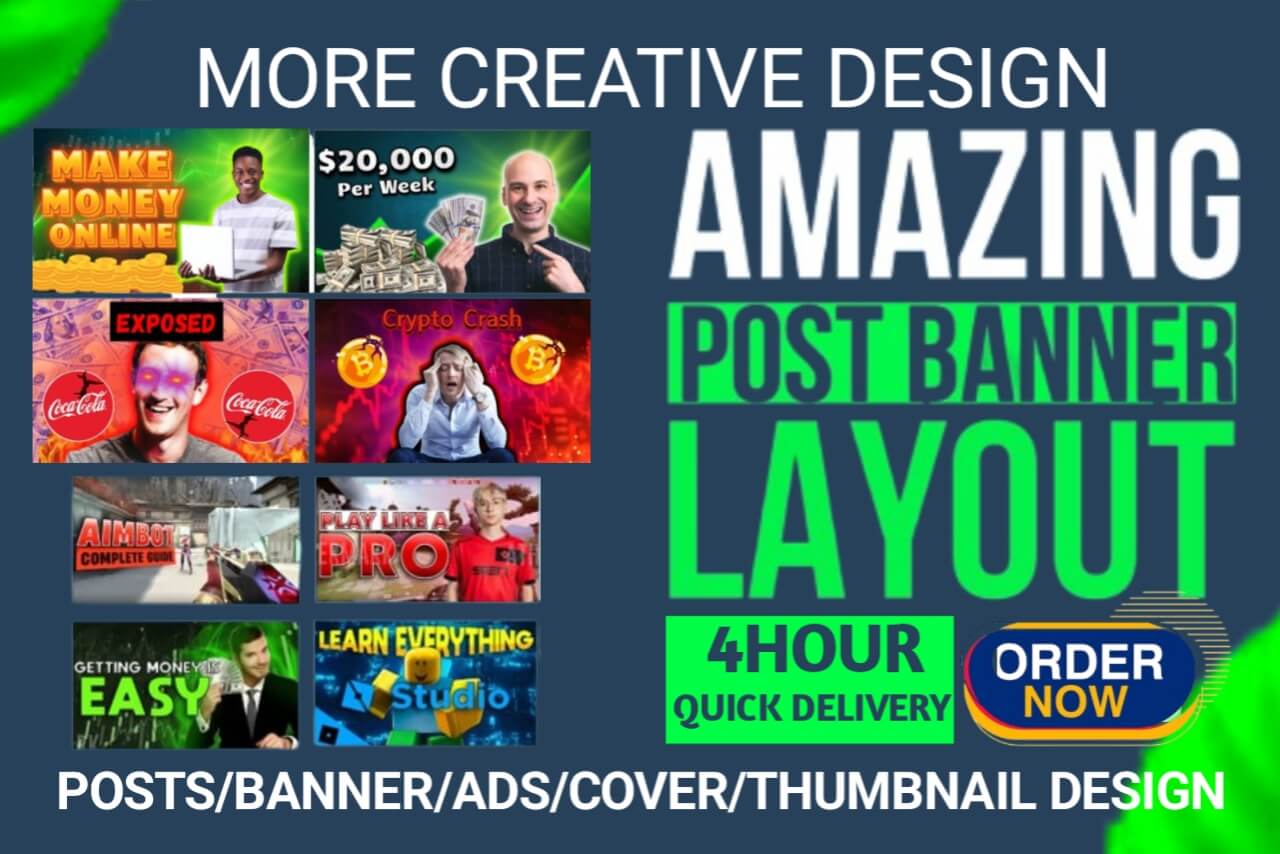 76221I will design Facebook covers, and YouTube banners.