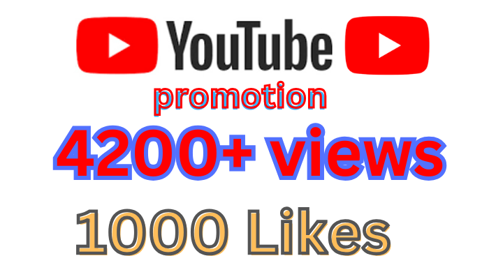 67200You will get 4000 YouTube views & 400+ likes l Organic YouTube views non drop life time