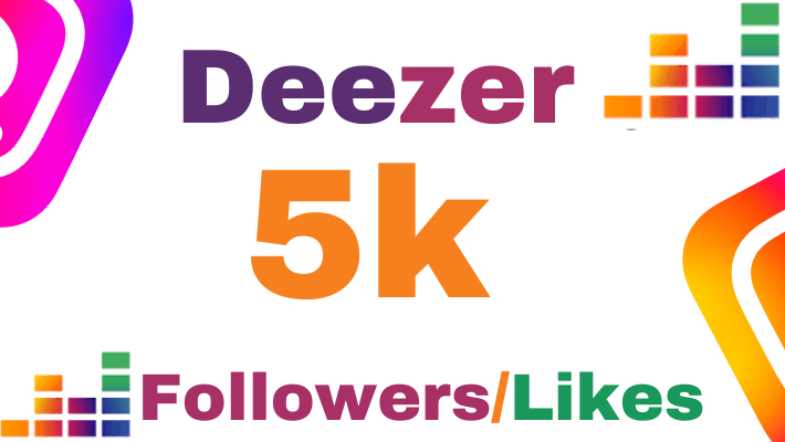 70197Get 10k Organic Deezer Followers or likes, 100%real and lifetime permanent