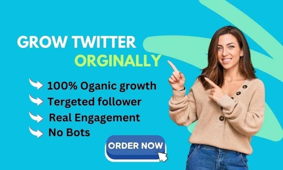 74325I will do growth organic Twitter follower