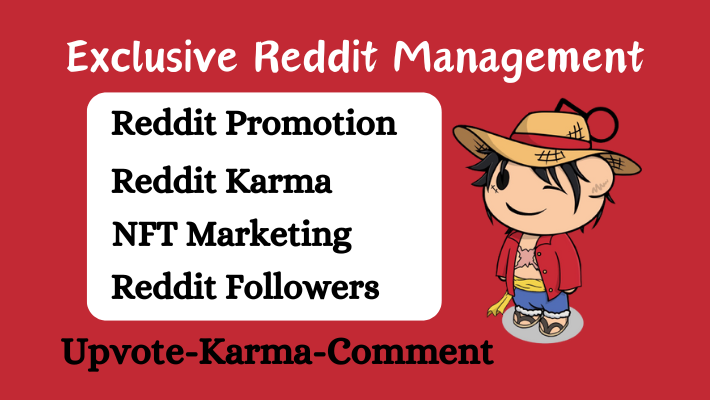 70696I will Viral reddit promotion, reddit website marketing, page promotion, reddit comment, crypto Marketing, grow Upvote, Karma growing