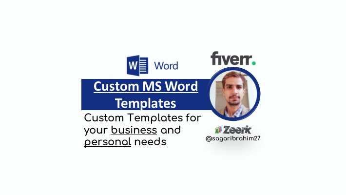 86375I will create custom MS Word templates