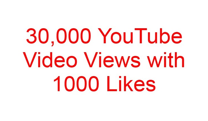 8837030,000 YouTube Video Views with 1000 Likes, Lifetime Guarantee