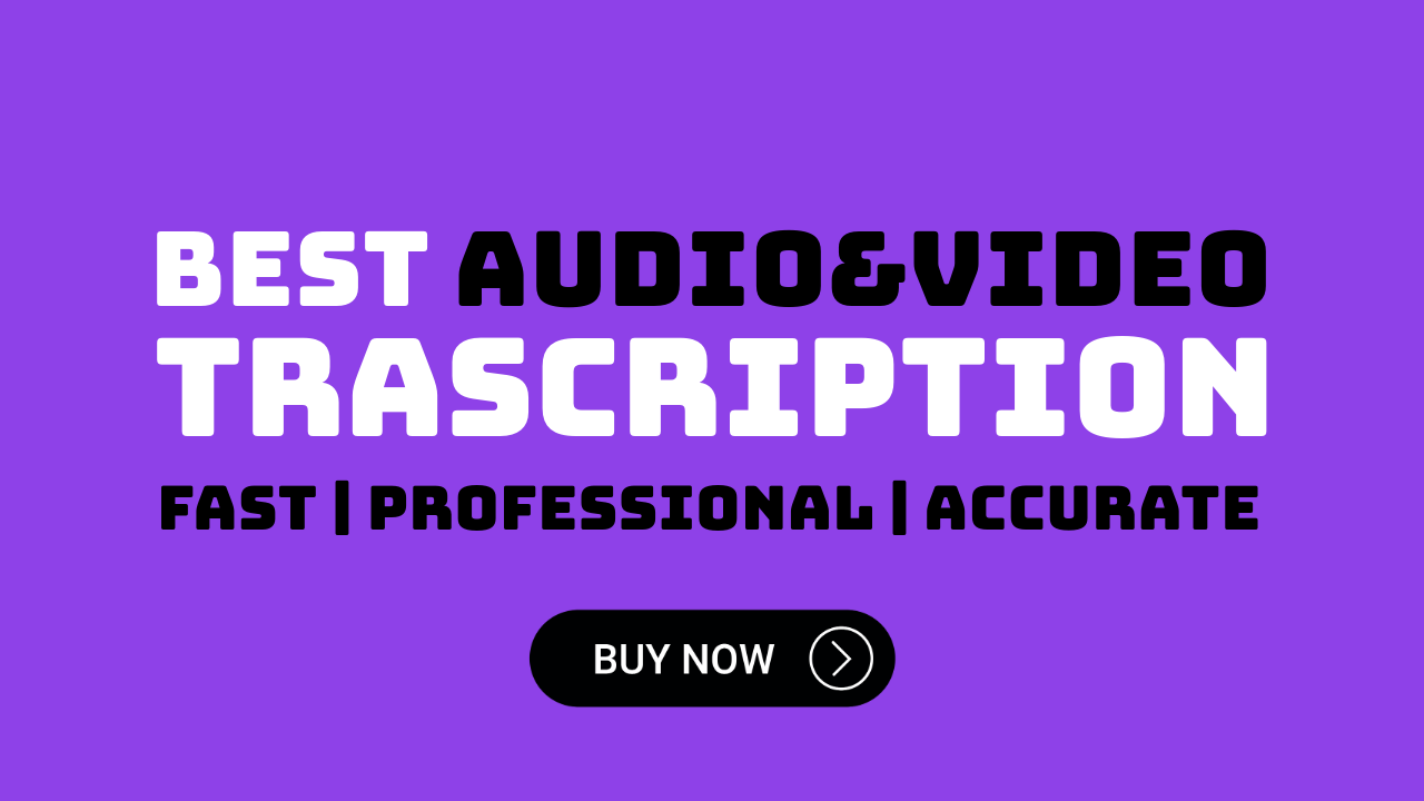 158113I will do professional video and audio transcription