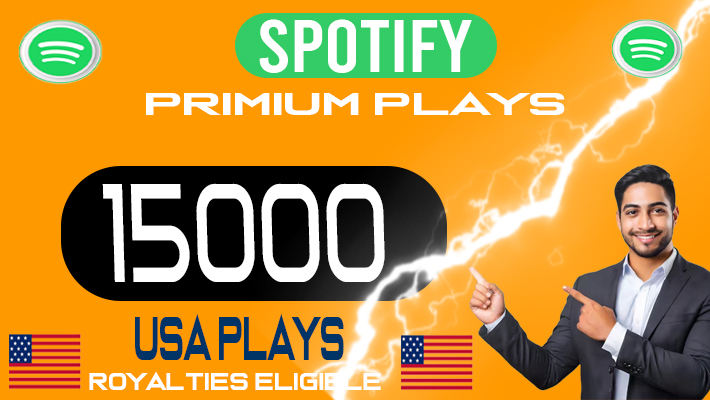 189463Get 15000 Spotify Plays USA, high quality, Non-Drop 100% real and organic royalties eligible, TIER 1 countries, and lifetime guaranteed