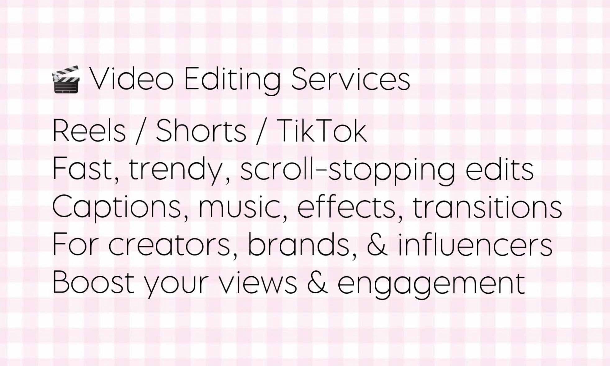 184282Video Editing Services
