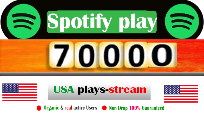 188534I will 70,000+ Spotify followers,plays, Monthly Listeners, Non-Drop and Lifetime Guaranteed.