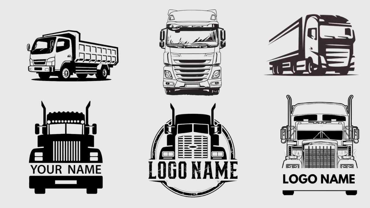 190639Professional Truck Logo Design  Custom & High-Quality Logos