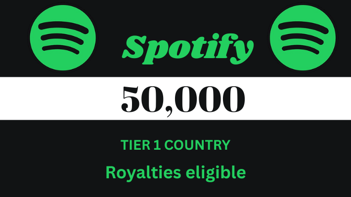 188866You will get 50,000 to 55,000 Spotify Organic Plays from TIER 1 countries, Real and active users with real and organic Spotify plays to boost your track