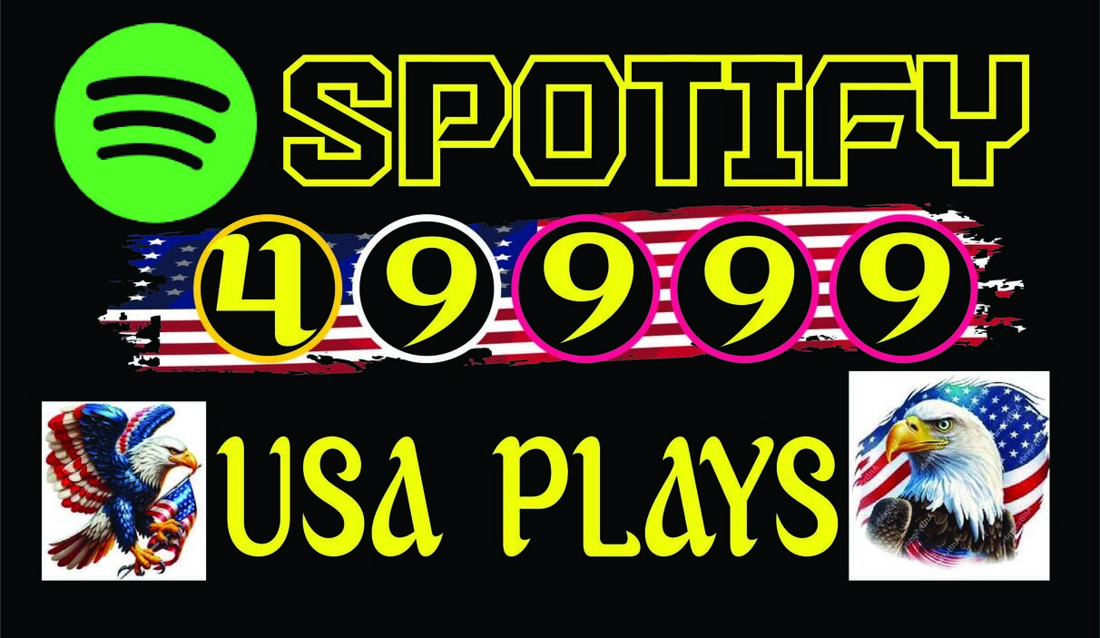 195466Get 49999 Spotify Organic play Tier one countries, Real and active users with real plays to boost your track.