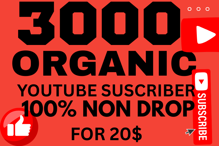 179420Get 3000+ real organic Youtube Non-Drop video views 100% safe promotion