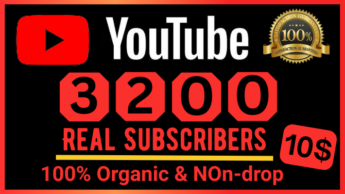 108754You will get 400+ Active and Non-drop YouTube Subscribers | 100% Organic & Safe