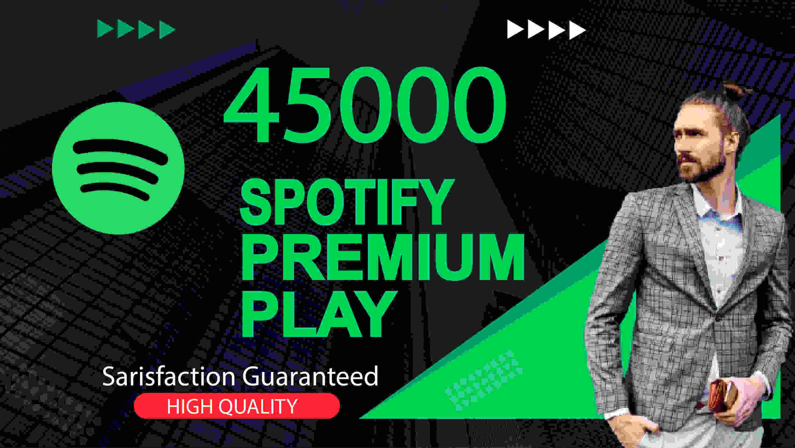 188805I will provide 60,000 real and active Spotify plays from targeted audience fully royalties eligible and permanently guaranteed
