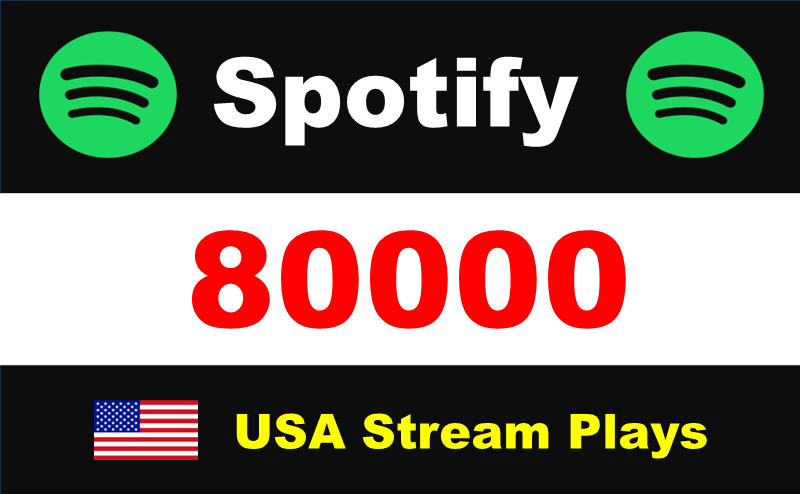 188595I Will Deliver 80,000 Spotify Plays From TIER 1 countries HQ Account Royalties Eligible lifetime guarantee.