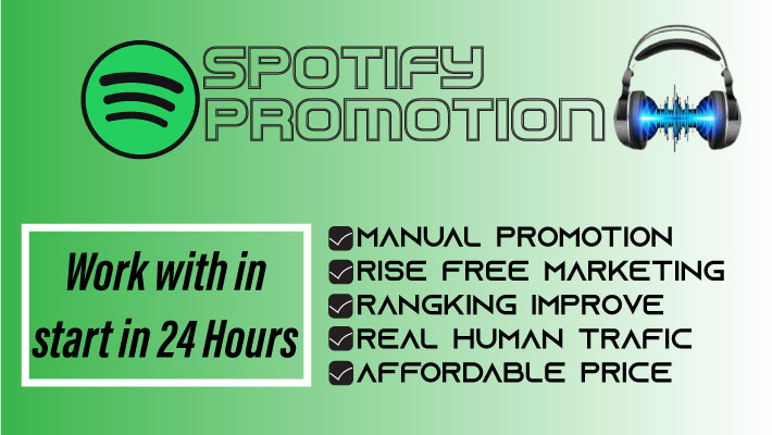 188673Send 30000 Spotify Stream Premium Plays,TIER 1 countries HQ and Royalties Eligible, lifetime guaranteed.