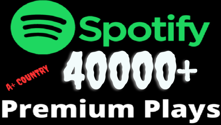 235857I will add 25000+ REAL AND non drop Spotify Premium account plays