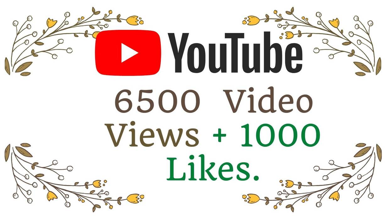 243792You will get 20,000+ YOUTUBE VIEWS,  NON DROP and Lifetime Guaranteed