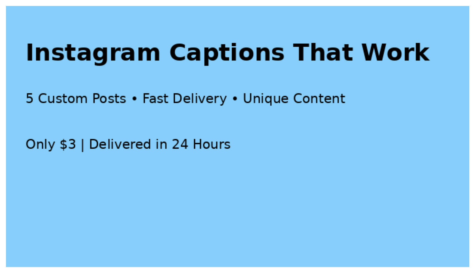273188I will write professional Instagram captions for your brand (5 posts)
