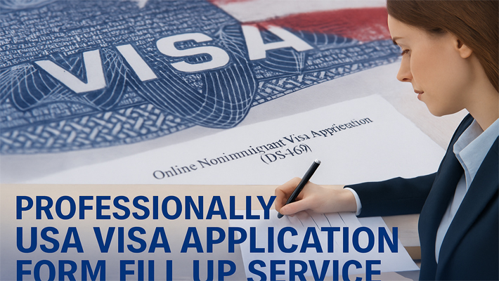 295572Professionally USA VISA Application DS-160 Form Fill-Up Service
