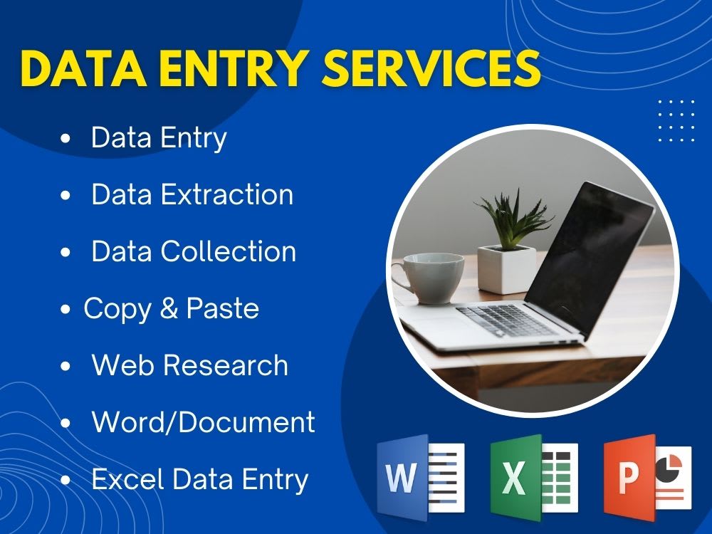 282942I will do data entry typing work job, copy paste, excel data entry