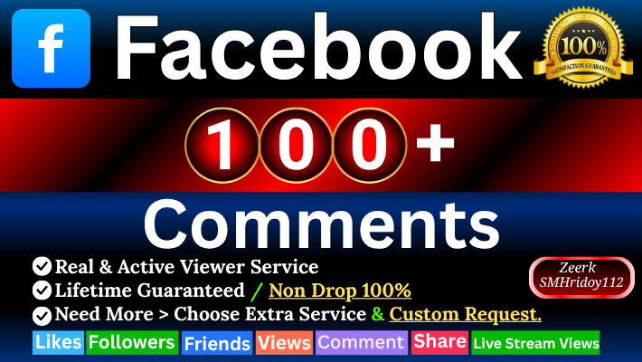 278396i will provide 50,000+ Facebook Video Viewers & 2000+ Likes / 50+ Comments / 50 Share From HQ Real Active Users Guaranteed