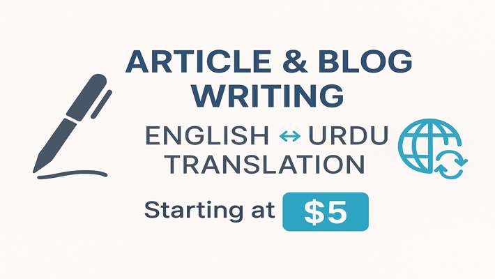 292563I will translate any document into English, Urdu and French