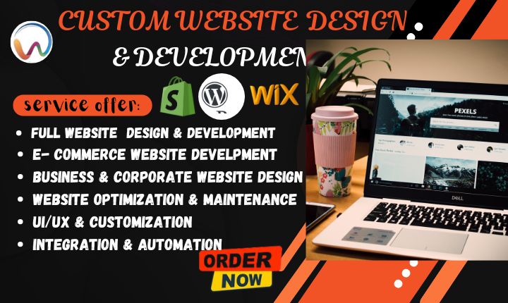 309236I will design, redesign, and build Wix, webflow, WordPress, and Shopify websites