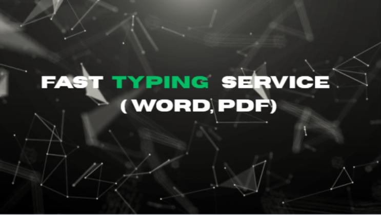 312746I will type and format your document quickly and accurately