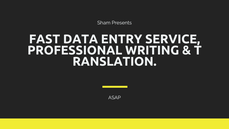 335793I will do fast and accurate data entry, typing, and web research