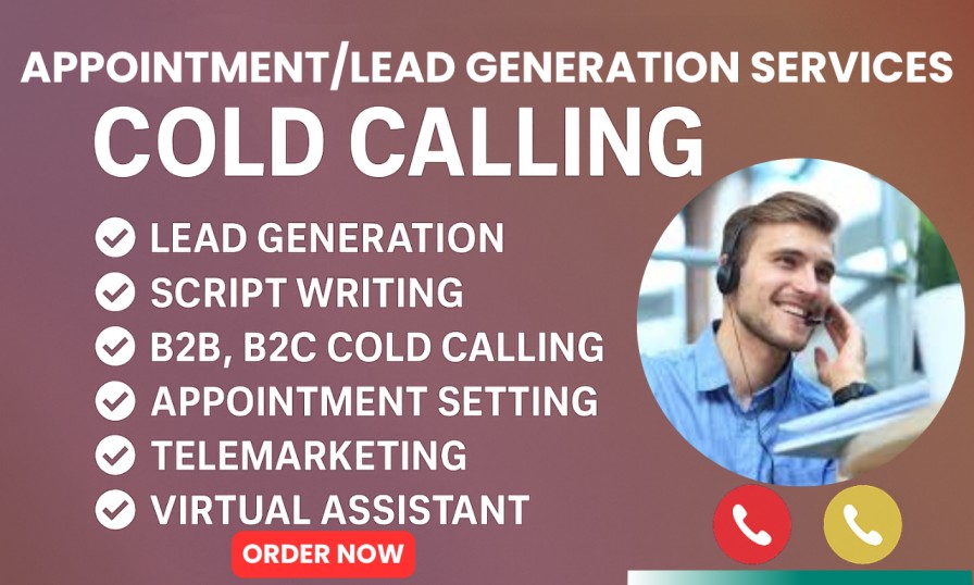 342657I will high end telemarketing, cold calling, appointment setting for you